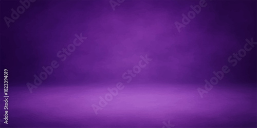 Dark purple vintage texture background with a soft light design and grunge blue motion pattern