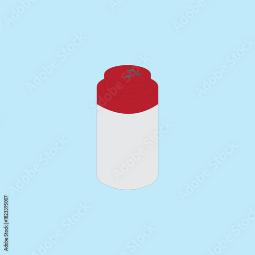 Salt Shaker vector illustration for seasoning food