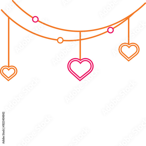 Mother's Day Neon Heart Decoration