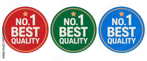 No. 1 Best Quality badges set , No. 1 Best Quality logo stamp, No. 1 Best Quality seal
