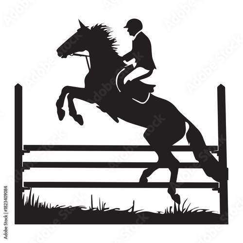 horse rider silhouette