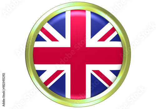United Kingdom Flag (Union Jack) in Gold-Framed Glossy Circle Button Icon Free Download United Kingdom Flag (Union Jack) in Gold-Framed Glossy Circle Button Icon - GFXLoad
