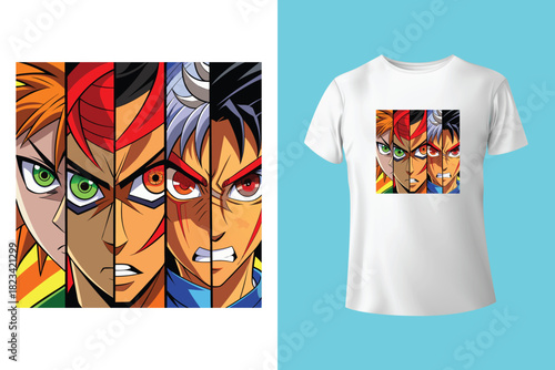 Modern Anime Multi-Character Artwork