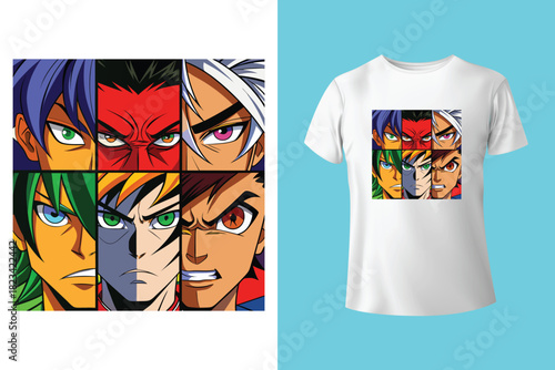 Modern Anime Multi-Character Artwork