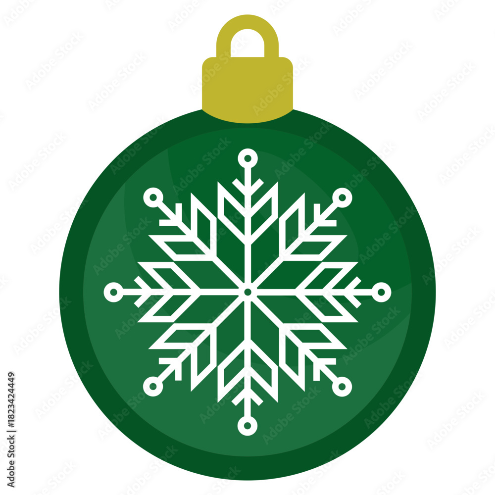 Fototapeta premium Christmas Ball Illustration