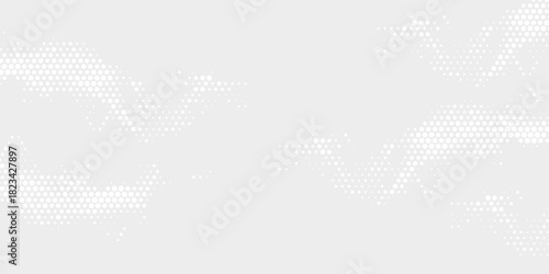 White vector layout with circle shapes. Abstract styled opaque decorative design with bubbles. eps10