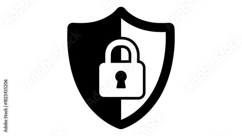 Secure payment shield icon for protected online transactions, emphasizing digital security, e-commerce safety, and finan
