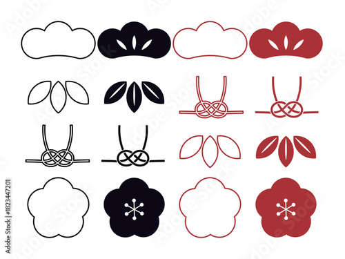 お正月あしらいセット4