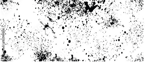 spray paint splatters seamless pattern black ink drips
