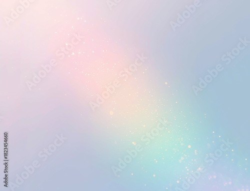 Pastel Gradient Background with Soft Bokeh Lights