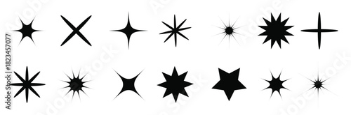 Vector Star Shapes Set
