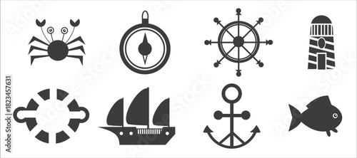 Vibrant Marine Life Vector Pack for Ocean and Underwater Designs.
