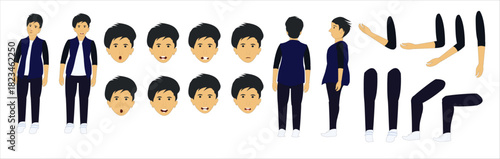 young boy cartoon character