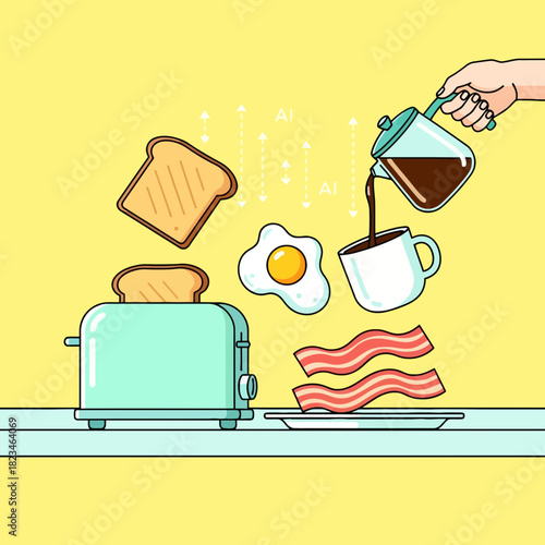 Automated Preparation of Delicious AI-Driven Breakfast