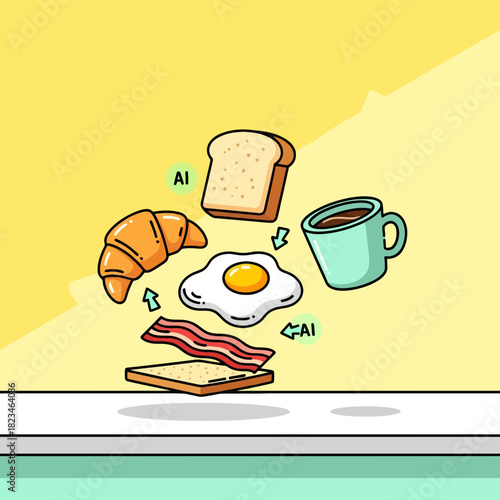 Artificial Intelligence Creates Automated Delicious Breakfast