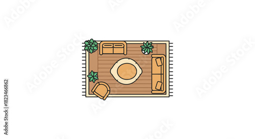 living room interior design creating a cozy and inviting home space with furniture and plants on a rug perfect for showcasing home decor blogs