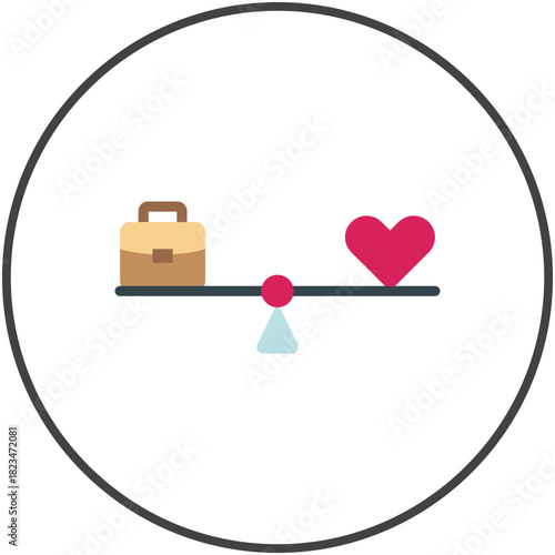 Work-Life Balance Icon