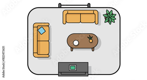 living room interior design illustrating a cozy home environment with comfortable seating natural light and modern furniture perfect for real estate ads