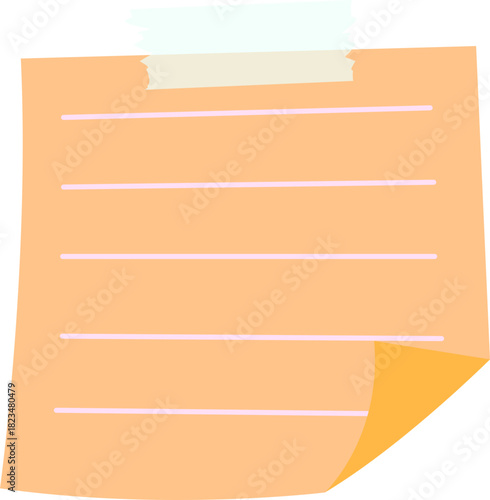 Sticky Note Illustration