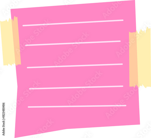 Sticky Note Illustration