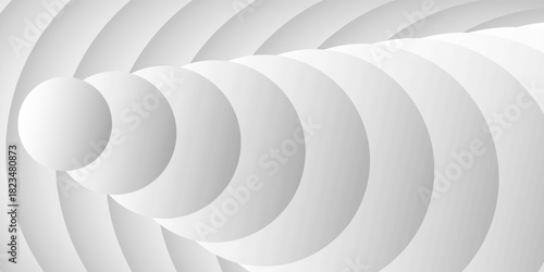 Blank paper sheets arranged in repeated pattern in 3d rendering, top view of this material