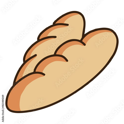 colored baguette icon