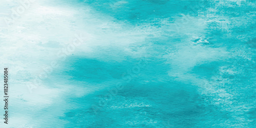 Aqua Watercolor Texture Background.
