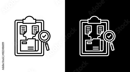 Survey With Icon Set Design