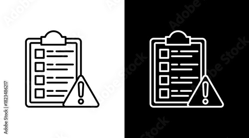 Risk Management With Icon Set Design