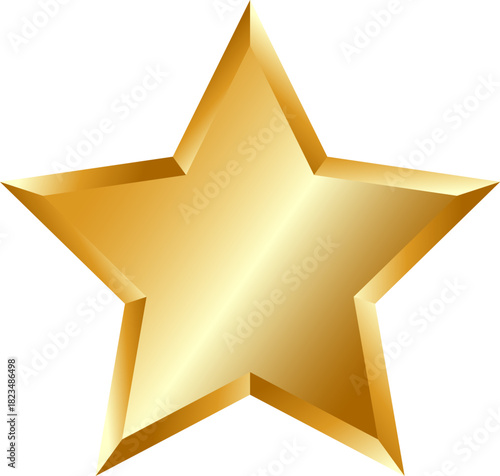 gold star vector