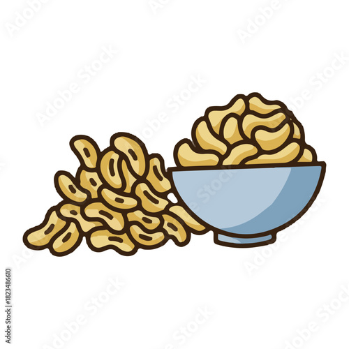 cashew nut colored icon