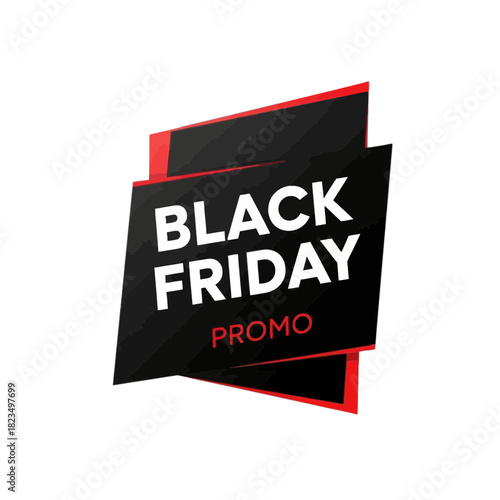 Don't miss the Black Friday sale event, grab this promo banner for your marketing campaign now