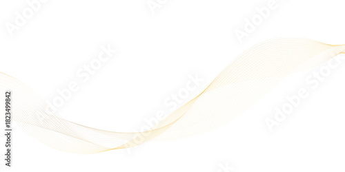 Abstract golden wave flowing dynamic design element perfect for backgrounds and modern graphic design projects EPS vector