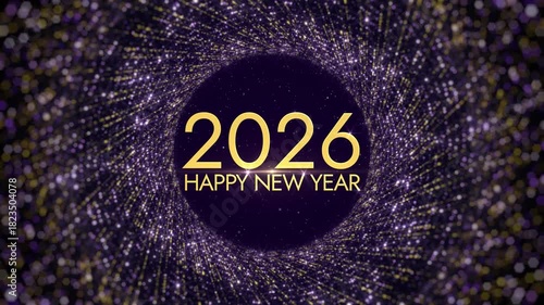 Wallpaper Mural Happy New Year 2026 Greetings Intro Animation With Luxury Background Torontodigital.ca