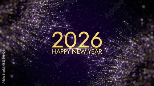 Wallpaper Mural Happy New Year 2026 Greetings Intro Animation With Luxury Background Torontodigital.ca
