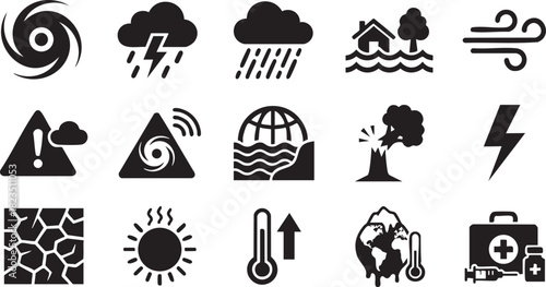 Black solid fashion and beauty icons set including makeup tools, perfume bottles, hairstyles, clothing, shoes, handbags, jewelry, skincare products and accessories
