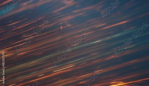 streaks of drifting light motion