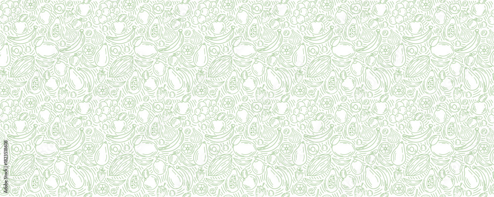 Fototapeta premium vegetables seamless pattern background