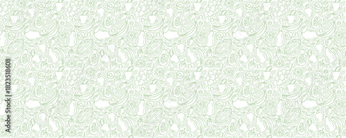 vegetables seamless pattern background