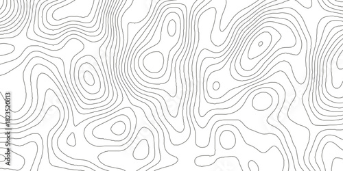 Topographic map background with geographic grid for hiking and mountain sport. luxury topographic wavy pattern and geographic grid map design. paper texture Imitation of a geographical map shades.