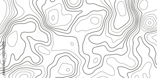 Topographic map background with geographic grid for hiking and mountain sport. luxury topographic wavy pattern and geographic grid map design. paper texture Imitation of a geographical map shades.