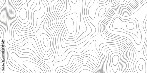 Topographic map background with geographic grid for hiking and mountain sport. luxury topographic wavy pattern and geographic grid map design. paper texture Imitation of a geographical map shades.