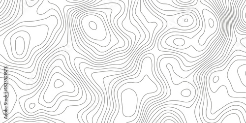 Topographic map background with geographic grid for hiking and mountain sport. luxury topographic wavy pattern and geographic grid map design. paper texture Imitation of a geographical map shades.