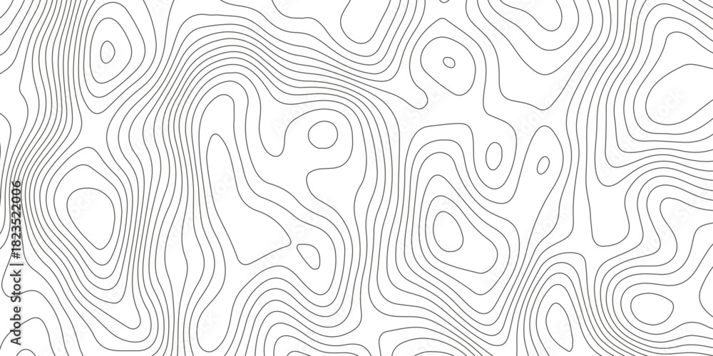 Fototapeta premium Topographic map background with geographic grid for hiking and mountain sport. luxury topographic wavy pattern and geographic grid map design. paper texture Imitation of a geographical map shades.