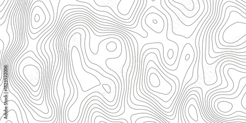 Topographic map background with geographic grid for hiking and mountain sport. luxury topographic wavy pattern and geographic grid map design. paper texture Imitation of a geographical map shades.