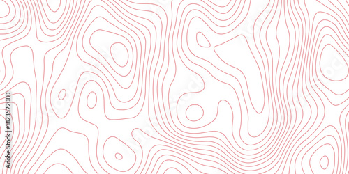 Topographic map background with geographic grid for hiking and mountain sport. luxury topographic wavy pattern and geographic grid map design. paper texture Imitation of a geographical map shades.