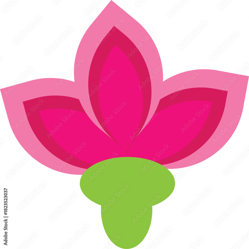 Obraz premium vector illustration of a flower