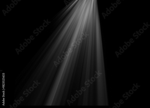 Spotlight Ray Effect Vector.