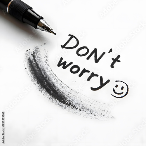 fountain pen writing on a paper with text