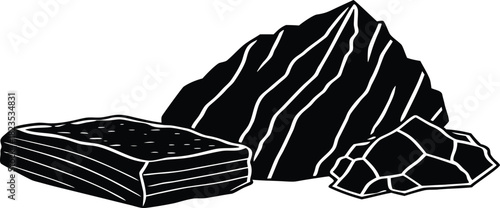 Raw chicken breast on a plate with vegetables illustration